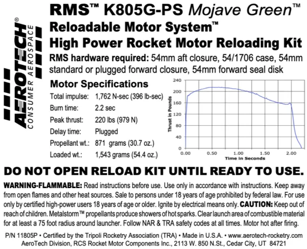 Aerotech K805G-PS (P2)